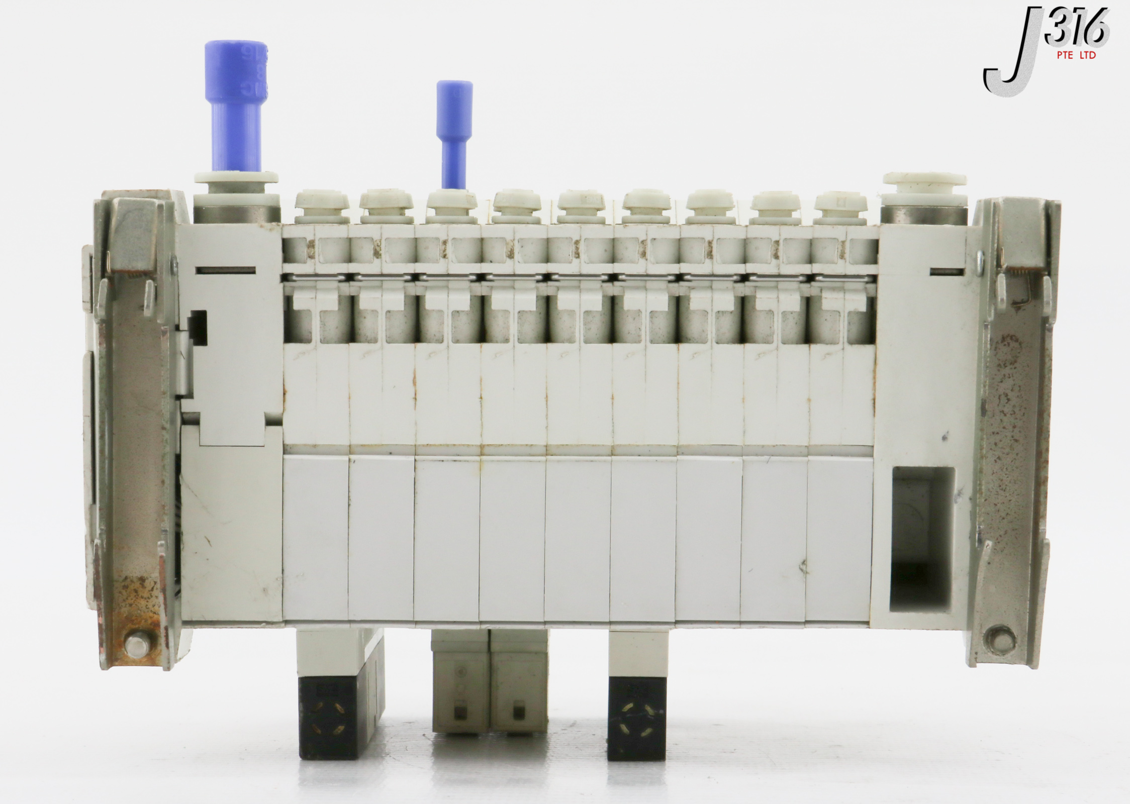 32262 SMC 9-SLOT MANIFOLD TERMINAL VALVE VV5011-P-0003USL | eBay